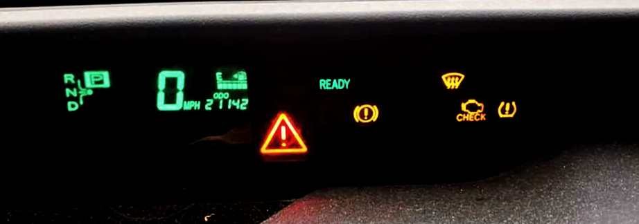 Master Warning Light on the Dash
